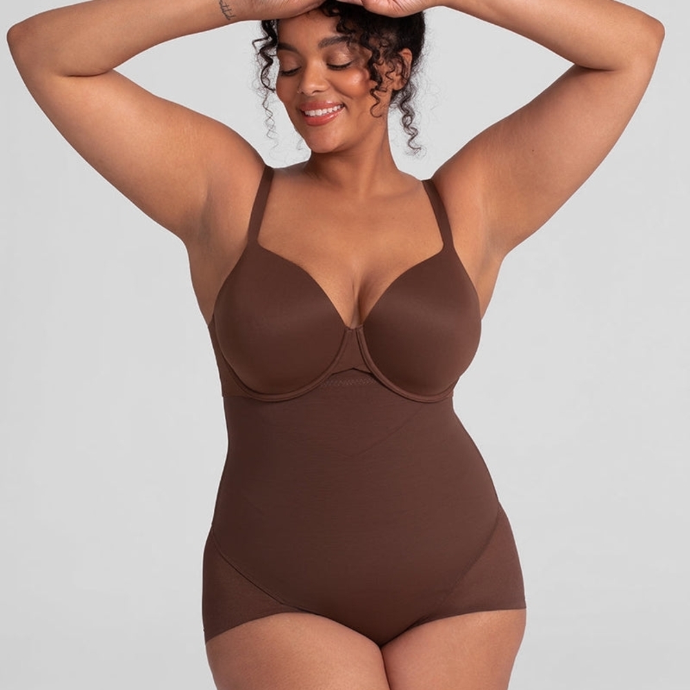Honeylove Chocolate Shapewear Bodysuit